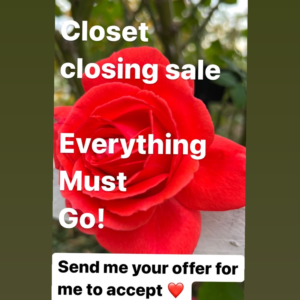 Closet Closing Sales Everyday!!!